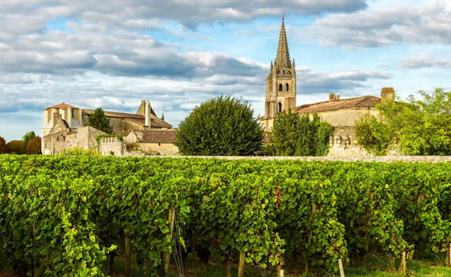 Bordeaux wine region: Saint-Émilion vineyards