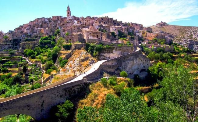 The town of Bocairent in Valencia