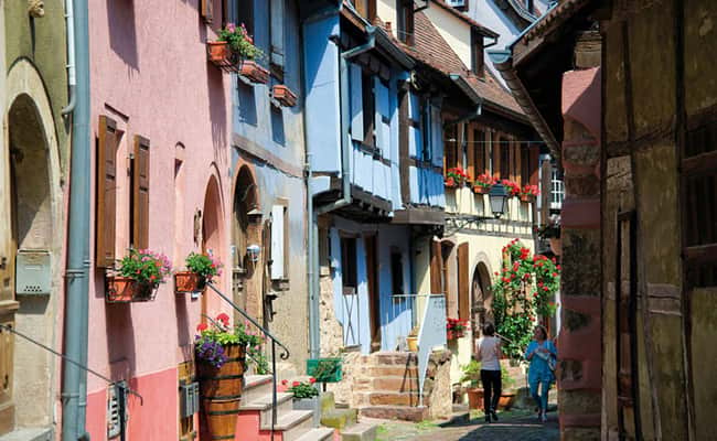 Alsace wine region: Picturesque towns