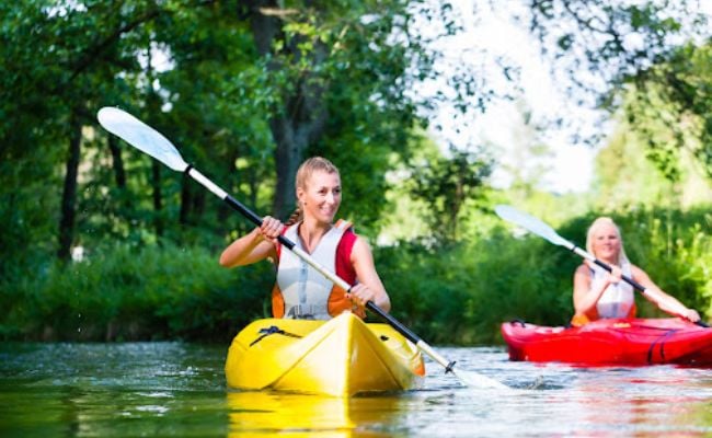 Canoeing on the Vienne River