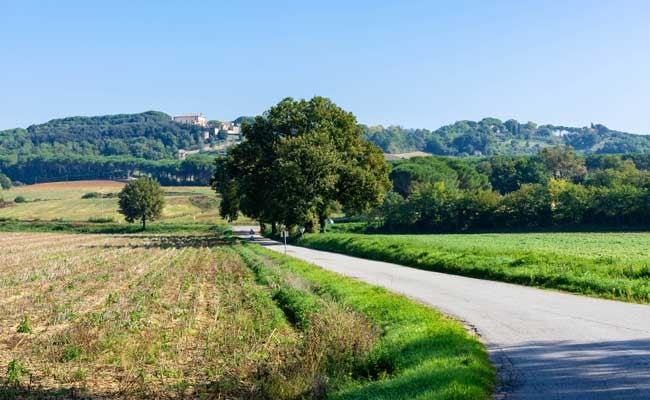 Tuscany cycle route